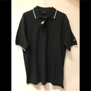 🔥NWT Men’s Nike Golf Polo Black Size Large
